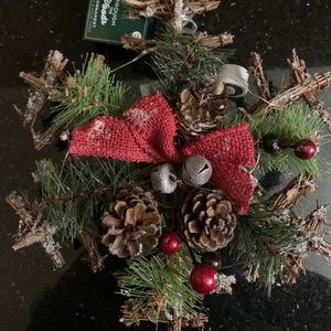 NWT RUSTIC BATTERY OPERATED LED HOLIDAY SNOWFLAKE